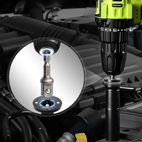 Kick Some Heavy Dust With This Low Profile Impact Socket Adapter Set Made From Durable CrMo Steel Perfect For Tight Spaces And Bold Jobs Involving 1/4 to 3/8 and 3/8 to 1/2 Inch Drives Your Next Project Needs These Pro Ready Converters Like Nobody. 3/4 to 1 inch adapter on impact driver for automotive maintenance