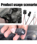VCM Control Module Wiring Harness Plug Kit With Four Resistors For 3.5L V6 Engines Includes 68 Ohm 82 Ohm 100 Ohm And 120 Ohm Four Button Connector To Link Resistors And Harness Boosts Fuel Efficiency For Honda Accord Pilot Odyssey Black usage scenario
