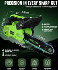Top Handle Gas Chainsaw For Arborists, 12 Inch Pruning Saw With Lightweight 2 Stroke Engine, Easy Start System details.