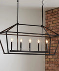 Modern chandelier with Dimmable E12 LED Candelabra Bulbs 4W 40W Equivalent, 400 Lumens, 3000K Soft White in clear bubble shell