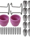 Plasma Cutter Torch Consumables Kit.040 Inch Tips For SG-55 And WSD-60 Cutters, Compatible With CUT55 And CUT55PRO, 24Pcs