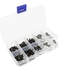 Ascent 18 RC Crawler 236 Piece Upgrade Kit With Bushings Bearings And Screws Beefed Up Stainless Steel CNC Machined Replacement Parts