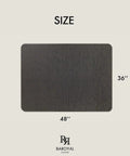 Office Chair Mat For Hardwood Floors And Hard Surfaces Under Desk Use Non Slip Heavy Duty PVC Desk Rug 36 Inch By 48 Inch
