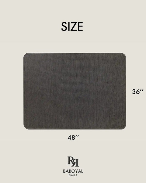 Office Chair Mat For Hardwood Floors And Hard Surfaces Under Desk Use Non Slip Heavy Duty PVC Desk Rug 36 Inch By 48 Inch