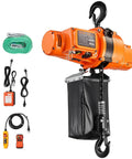 Electric Chain Hoist 1100 Lbs With 20 Ft Lift Height 120V 60Hz Single Phase Overhead Crane components shown