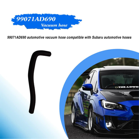 Premium 99071AD690 PCV Valve Hose Kit For Subaru Forester And Crosstrek Restores Engine Performance Sealing Stability Oem Quality Fitment Easy Install black vacuum hose