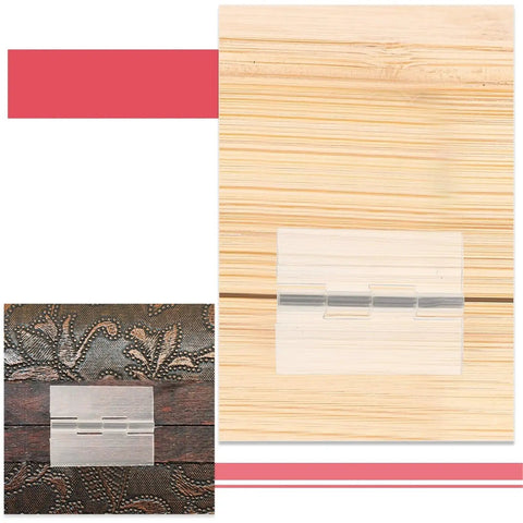 Self Adhesive Hinges Set For Cabinets And Pianos 5 Pack Durable Easy Install on wood and textured surfaces