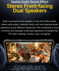 Badass Rugged Tablet Running Android Thirteen With Sixteen Gb Ram And Two Fifty Six Gb Storage Encased In A Rock Solid Ip Six Eight Shell Designed For Daily Grind And Outdoor Adventures While Packing Thirty Three Two Eight Zero Mah Battery With Quick displaying stereo front-facing dual speakers for enhanced audio.