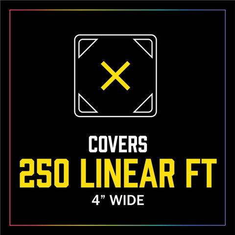 Concrete Stripe Renew Traffic Marking Paint For Pavement And Parking Lots Inverted Spray Can Application Quick Dry Durable White Line Marking For Courts Warehouses And Outdoor Surfaces; covers 250 linear ft, 4 inches wide.