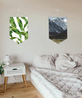 DIY Sublimation Blank Banner Set For Wall Display Waterproof Canvas Banners For Heat Transfer Printing Easy To Use in bedroom