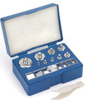 17 Pcs Precision Weight Set 10 Mg To 100 G Steel Calibration Weights With Tweezers in case for scales, 0.003 G Tolerance, silver chrome finish.