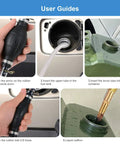 Fast Action Quick Start Siphon Transfer Kit user guide showing how to use manual tube pump for gasoline transfer