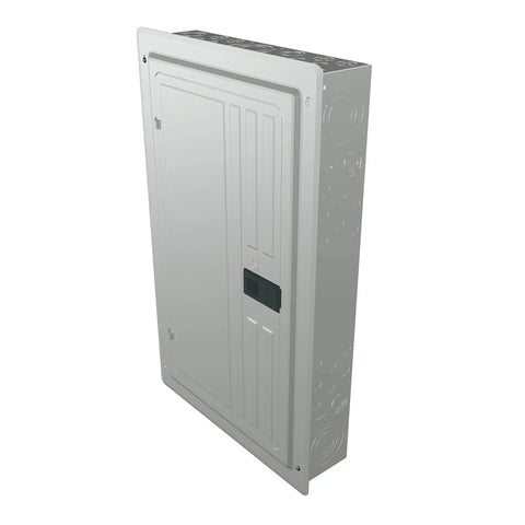 125 Amp Main Lug Load Center With Plug On Neutral 24 Space 48 Circuit Indoor Electrical Panel Ground Bar Included