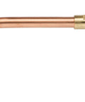 0-W-1 Pro Grade Welding Nozzle For 100 Series Torch Handles General Purpose Weld And Heat Long Cone Flame With 65 Degree Tip Works With Acetylene And Hydrogen Fuel Gas, side view