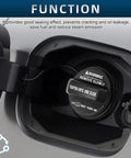 Hyundai Fuel Tank Cap Gas Cap Replacement For 2006 To 2019 Accent, 2006 To 2017 Azera, 2004 To 2019 Elantra, OEM style locking gas cap close-up