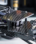 Double Decker Carbon Fiber And Aluminum Battery ESC Receiver Tray For 1 18 Scale TRX4M RC Car Upgrade with adjustable height