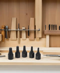 Hot 5 Piece Black Carbon Steel Bolt Extractor Kit For Broken Screw Removal Tool Set With Precision Hex Grip 1/8 To 1/4 Inch Size That Gets The Job Done Easy, 5 extractors