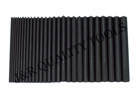 28 Piece Transfer Punch Set 3/32 To 1/2 Inch Heat Treated Pro Grade Alloy Steel Toolmaker Machinist Punch Kit aligned