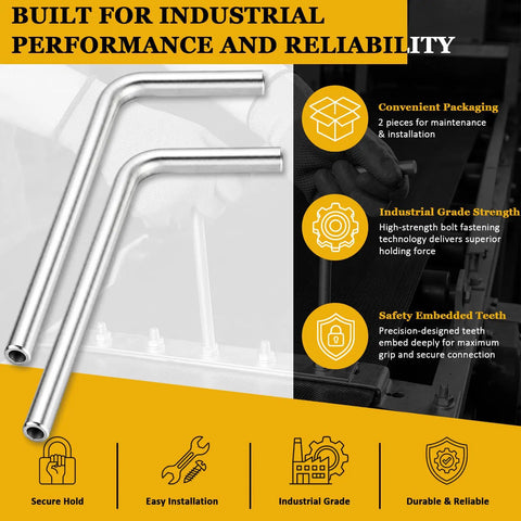 Zonon 2 Pack Heavy Duty Belt Fastener Breaker Tool With Flexible Joint, durable metal design for industrial conveyor maintenance.