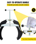 Heavy Duty Pipe Clamp For 5 To 12 Inch Pipes With Quick Acting Screws, Ultra Clamp with easy-to-operate handle, steel construction