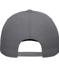 Back view of Adjustable Printed Baseball Hat For Sailplane Enthusiasts And Glider Club Pilots And Crew With Comfortable Fit In Slate Grey