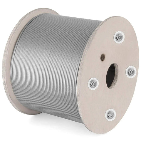 One Thousand Feet Of T316 Stainless Steel Cable One By Nineteen Wire Rope One Eighth Inch Diameter For Deck Cable Railing Kits DIY Built To Last