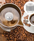 Two Pack Aluminum Coffee Pot Spout Cover Splash Guard For Espresso And Mocha Pots No Mess Spills Easy Fit For Various Pot Sizes