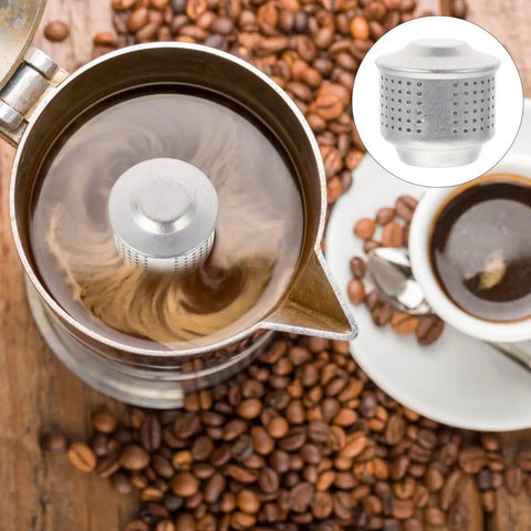 Two Pack Aluminum Coffee Pot Spout Cover Splash Guard For Espresso And Mocha Pots No Mess Spills Easy Fit For Various Pot Sizes