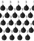 24 Pack Outdoor Curtain And Tablecloth Weights Black Heavyweight Ball Clips Resin Cast Iron Cloth Weights for home and garden use