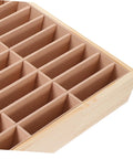 Slick Multi Grid Jewelry Tray Wooden Desktop Organizer Phone Stand For Rings Earrings And Bracelets Elegant Catch All Station with compartments.