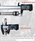 MT2 Wood Lathe Crown Drive Center With 1 Inch Crown Teeth Live Center for Precision Turning with caliper measurement