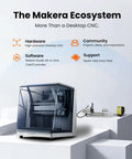 Premium Desktop Cnc Mill With Fourth Axis Rotary Attachment And Fully Enclosed Design for precise carving in a sleek enclosure.