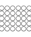 ORBN218x50 Buna N O Ring Heavy-Duty Pack Of 50 1-1/4 Inch ID 1-1/2 Inch OD Oil And Grease Resistant Buna N Rubber For Automotive Off-Road Hydraulic Fluids And Industrial Equipment