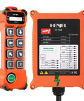 8 Channel Wireless Remote Control For Industrial Hoist And Overhead Bridge Crane, Transmitter With E Stop Button, Receiver