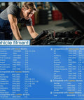 Heavy Duty Air Intake Temperature Sensor Iat Swap Fits Chevy Gmc Buick Cadillac Gm Trucks Cars with vehicle fitment chart.