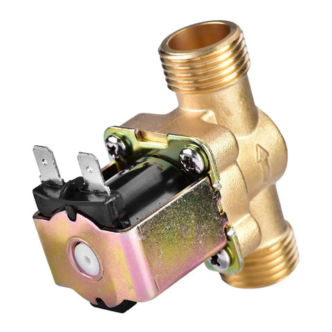 Solid Brass 24 Volt Dc Solenoid Valve For Predictable Water Pressure Setup That Absorbs Pressure Spikes Like A Boss In A Standard 1/2 Inch Port For Easy Hook Ups And Reliable Performance