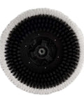 Close-up of a scrubber brush attachment for Foldable Walk Behind Floor Scrubber Machine With 180 RPM And 300W Motor