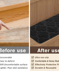 Comparison of worn wooden step and step with Non Slip Stair Tread Carpet Set Of 15 For Wooden Steps Indoor Outdoor 8x30 Dark Grey With Easy Peel And Stick Bottom No Nails Or Glue Needed Safe Grippy Treads For High Traffic Stairs applied, highlighting improved grip and safety benefits.