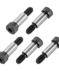 Alloy Steel Hex Socket Head Shoulder Bolts Five Eighths Inch Shoulder Length Five Sixteenths Inch Shoulder Diameter Five Sixteenths Twenty UNC Thread Five Pieces Built To Last High Torque Fasteners For Machinery Wear And Corrosion Resistant