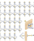 Heavy Duty Drywall Anchors Kit With Self Drilling Hollow Wall Anchors And Screws Durable Nylon And Plastic Build 60 Piece DIY Friendly Set With 30 Anchors And 30 Screws Easy Three Step Install For Cabinets Shelves Decor. gray self-drilling drywall anchors and screws, 60-piece kit