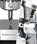 Center Drill Lathe Bit Set Three Eighths Inch Shank Combined Drills And Countersinks Imperial Five Piece Set HSS 6542 High Speed Steel