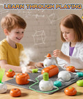Kids using Science Experiment Kit For Kids Ages Five To Twelve With Circuit Building Projects Including Microphone Speaker Module RGB Light Module And Powered Host 108 Hands On Electronics And STEM Experiments Educational Gift Toy