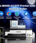 InkSonic L13 Dtf Printer Plus A3 Transfer Printing Machine With Commercial Xp600 Printhead showcasing high-res design and compact features.