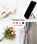 Silicone Cable Ties Set Reusable Twist Ties For Cords And Cables Easy Bundling And Organization used for multiple purposes