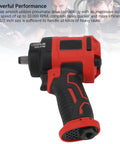 Heavy Duty Pneumatic Air Impact Wrench With Half Inch Drive delivering 1200Nm torque and 10,000 RPM, lightweight composite design.