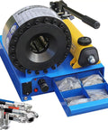 No Sweat Workhorse Manual Hydraulic Hose Crimping Machine With Seven Tough Dies For Handling Single And Double Braided Steel Lines