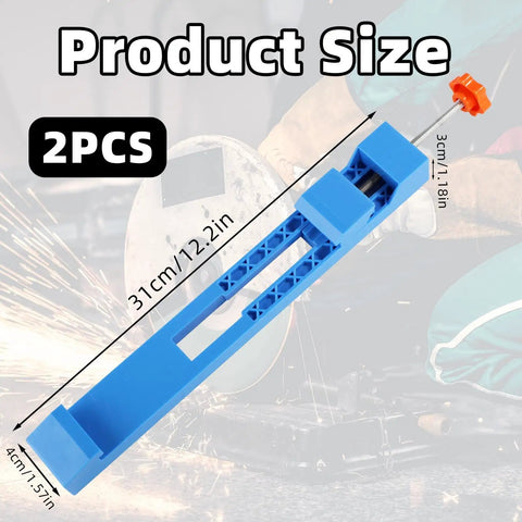 2 Pack Adjustable Circular Saw Guide Rail Set For Straight Cuts And Precise Depth Control shown with dimensions