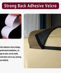Adhesive Velcro on Non Slip Velvet Recliner Chair Cover showing installation and removal ease