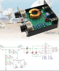 Z Match Ham Radio Antenna Tuner for 3 to 28 MHz CW Operation 5 Watt Output with BNC Connectors circuit board and schematic diagram