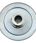 Heavy Duty V Belt Pulley 5.5 Inch OD Single Groove 1 Inch Bore For A B 5L 4L AX BX V Belts Carbon Steel Zinc Plated Motor Pulley